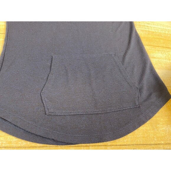 IDEOLOGY Active Women's Blue Heathered Cozy Knit Hoodie Size XS Thumb Holes - Picture 7 of 9